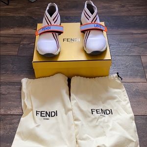 RARE "Fendi Love" Fabric Sneakers!